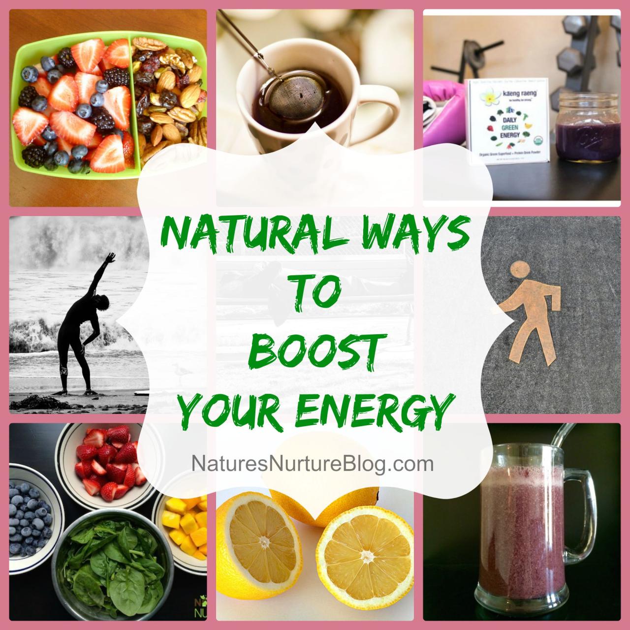 Natural Ways To Boost Energy Levels Daily