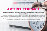 Strategi Untuk Mengelola Waktu Dan Kesehatan Secara Seimbang